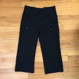Lululemon Athletica|Crop leggings| Black size 8